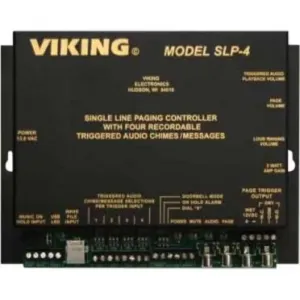 Viking VK-SLP-4 Vk-slp-4 Single Line Paging Controller