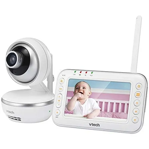 Vtech VM4261 4.3 Full-color Digital Video Baby Monitor With Pan  Tilt 