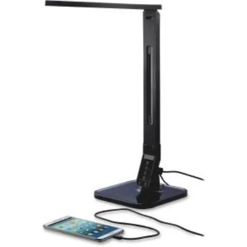 Lorell LLR99772 Smart Led Usb Desk Lamp - Black