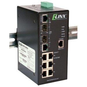 B+b EIR608-2SFP Ethernet Managed Switch 6+2port