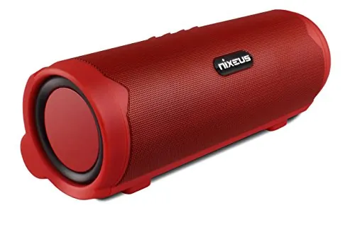 Nixeus ARC4-RD15 Bluetooth 4.0 Portable Speaker With Powerbank Red