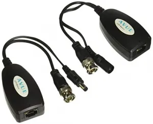 Avue 3R5673 Passive Hd Video Balun With Power - 1920 X 1080 - 250 Mhzm