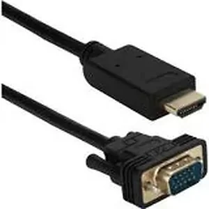XHDV-06 | Qvs 6FT HDMI to VGA Video Converter Cable with