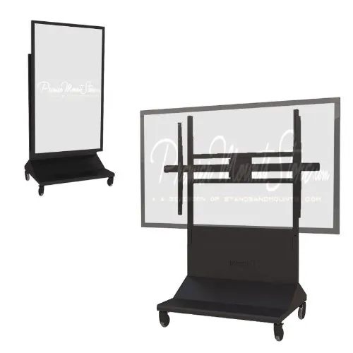 Premier PMC-MM-500 Mobile Mega Mount Cart For   Displays 65 80in 500lb