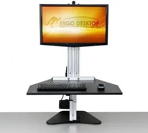 ELEC-ED-KP-BLK-5B | Ergo Desktop Electric Pro Sit & Stand