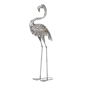 10018785 | Summerfield Terrace Galvanized Iron Flamingo