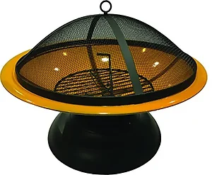 Gardman Usa Vesta Orange Fire Pit Bowl - Outdoor Wood