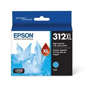 Original Epson T312XL220-S T312 Claria Xl High Capacity Cyan Ink Cartr