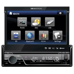 VIR7830B | Soundstream 1-DIN Source Unit w/ Bluetooth & 7