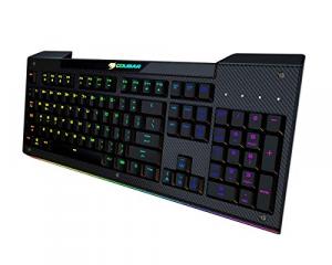 Cougar AURORA S Kb Aurora S Gaming Kb W Carbon Fiber Multi-color Led B