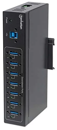 Manhattan 164405 7-port Industrial Usb 3.0 Hub