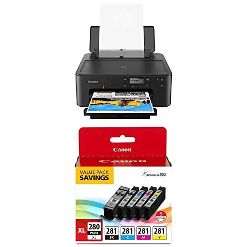 Canon 3109C002 Pixma Ts702 Desktop Wireless Inkjet Printer - Color - 4