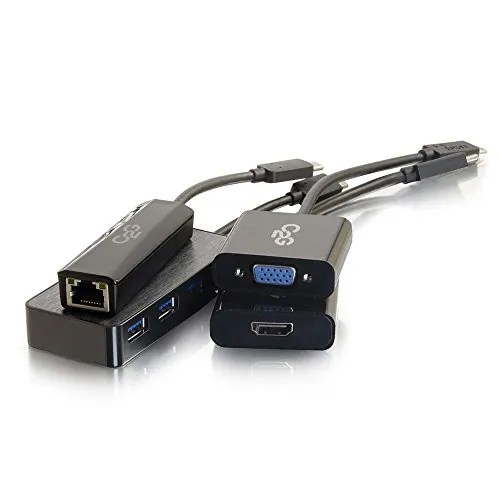 C2g PIL 30002 Usb-c To Hdmi, Vga, Ethernet, Or Usb-a Adapter Kit For C