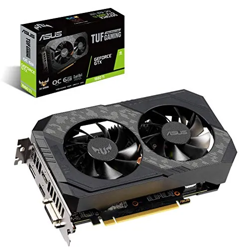 Asus TUFGTX1660TIO6GGAMIN Gtx1660ti Overclocked Dual-fan