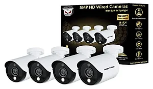 CAM-4PK-C50XL | Night Owl 4PK 5MP HD WIRED CAMERAS
