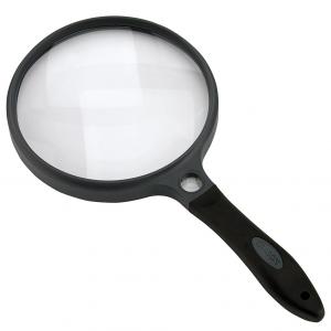 Carson SG14 5 Inch Soft-grip Magnifier 2x With 11.5x Spot Lens And Cas