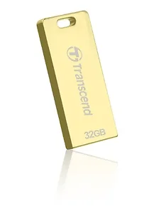 TS32GJFT3G | Transcend 32GB Gold USB 2.0 Pen Drive