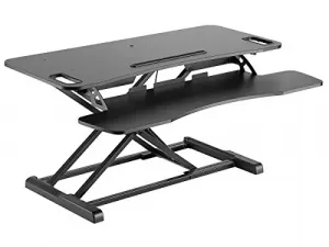 Monoprice 27840 Workstream By  Sit-stand Compact Workstation Desk Conv