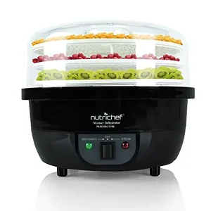 PKFDSRC11BK | Pyle 3-in-1 Food Dehydrator, Steamer, and