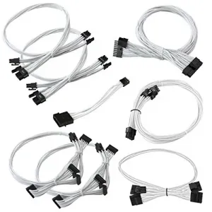 Evga 100-CW-0650-B9 Gs White Psu Cable Set