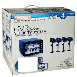 First HS-4705-400 Hs-4705-400 4-channel 500gb Dvr Security Systemwbuil