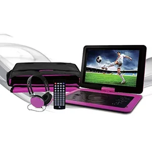 Ematic EPD142PR Pur 14.1PortDVDPlyBn