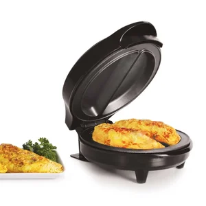 Holstein Holstein Housewares Black Stainless Steel Omelette