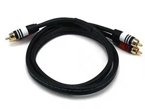 Monoprice 2869 Rca2 Plug2 Rca Plug Mm Cable 3ft