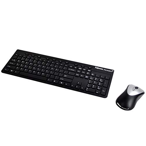 Fellowes RA21685 Microban Slimline Cordless Keyboard Combination Flw98