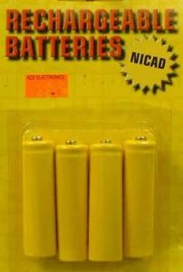 Ultralast ULN4AASL Aa Rechargeable Nicd Batteries For Solar Lights44; 