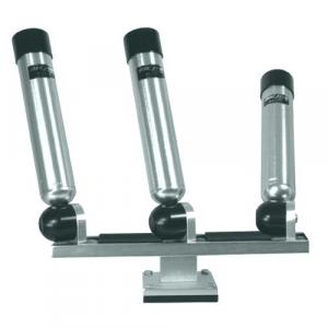 Big RH03360 Big Jon Multi-axis Pedestal Rod Holder - Silver Finish