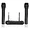Pyle Pro PDWM2130 Dual-Frequency Wireless Microphone System