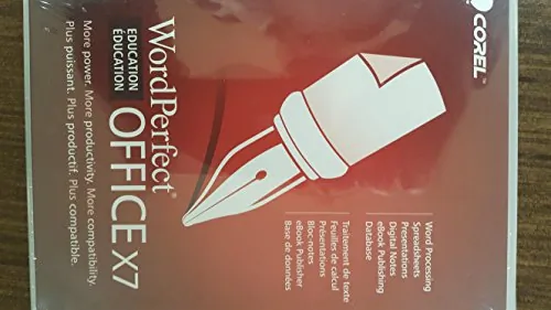 Corel WPOX7PREFDVDA Wordperfect Office X7 Pro Enfr Edu