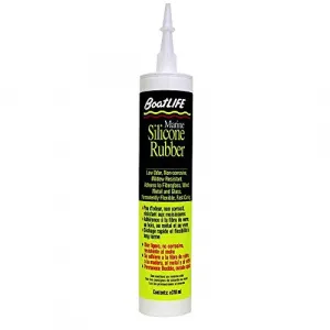 Boatlife 1152 Silicone Rubber Sealant Cartridge - Black