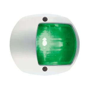 Perko Perko LED Side Light - Green - 12V - White Plastic