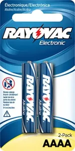 Rayovac KE825-2G (r) Ke825-2g Alkaline 825 Aaaa Keyless Batteries, 2 P