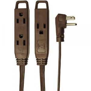 Axis PE45504 Axis(tm) 45504 3-outlet Brown Wall-hugger Indoor Grounded