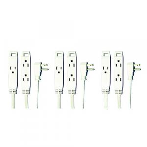 Axis 815906026135 3-out 8ft Extn Cord White