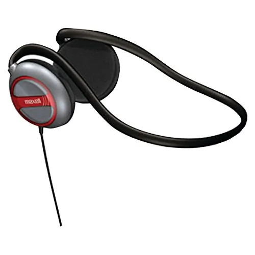 Maxell 190316 Stereo Neckbands - Stereo - Black - Mini-phone (3.5mm) -