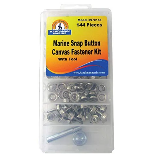 Handi-man 970145 Handi-man Canvas Fastner  Tool Kit - 144 Pieces