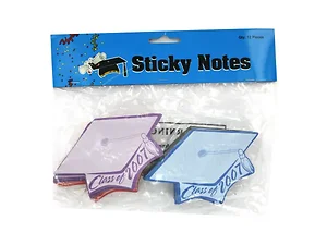 AF256 | Bulk Buys 2007 Graduation Cap Sticky Notes Set - 12