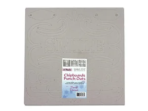 AR199 | Bulk Buys Assorted Flourish & Word Chipboards - 100