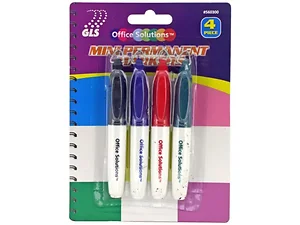 AE010 | Bulk Buys 4-Pack Fine Tip Permanent Markers