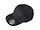 AF483 | Bulk Buys Flex Fit Black Small Baseball Cap for Kids