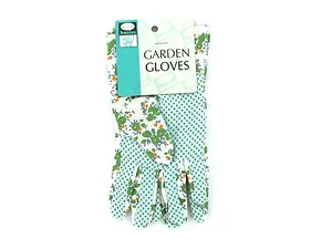 BB625 | Bulk Buys Stylish Floral Garden Gloves - Set of 2