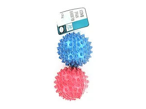 BB638 | Bulk Buys Textured Rubber Spike Balls for Dogs