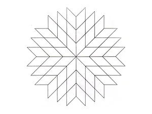 AR398 | Bulk Buys Customizable Paper Quilt Bulletin Board