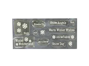 AR475 | Bulk Buys Winter-Themed Epoxy Stickers for Crafting