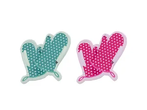 AR576 | Bulk Buys Colorful Oven Mitt Themed Ribbon Brads