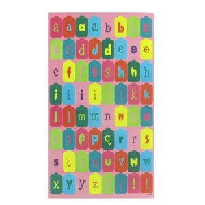 AR761 | Bulk Buys Colorful Alphabet Stickers for Party Decor